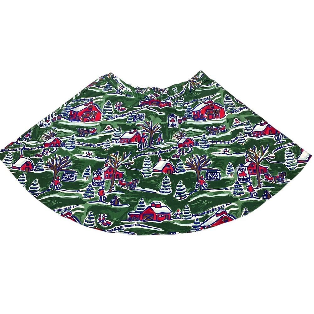 Classic Prep Girls Size L Skirt Elsa Sugar‎ Shack Print